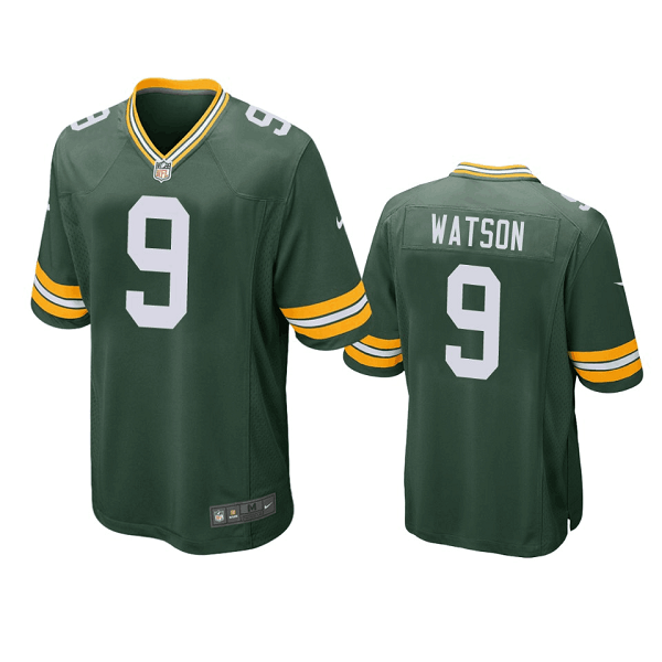Green Green Bay Packers #9 Christian Watson Stitched Football Jersey - GBJ266