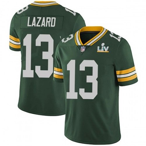 Green Green Bay Packers #13 Allen Lazard 2021 Super Bowl LV Stitched Jersey - GBJ197
