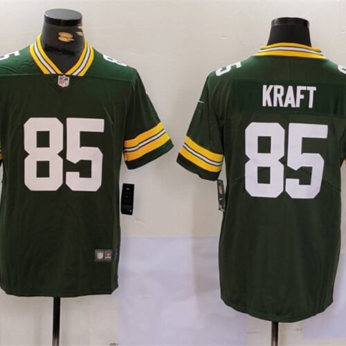 Green Green Bay Packers #85 Tucker Kraft Vapor Untouchable Stitched Football Jersey - GBJ234