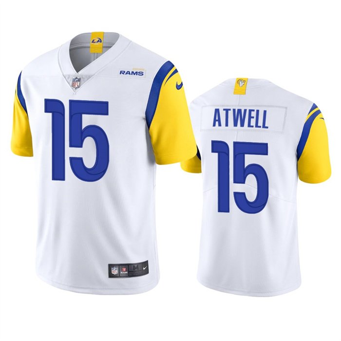 White Los Angeles Rams #15 Tutu Atwell Vapor Untouchable Limited Stitched Football Jersey - LAR491