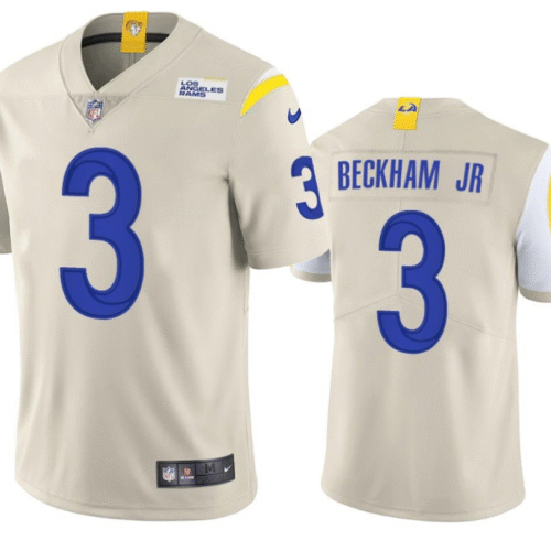 Bone Los Angeles Rams #3 Odell Beckham Jr. 2021 Vapor Untouchable Limited Stitched Football Jersey - LAR216