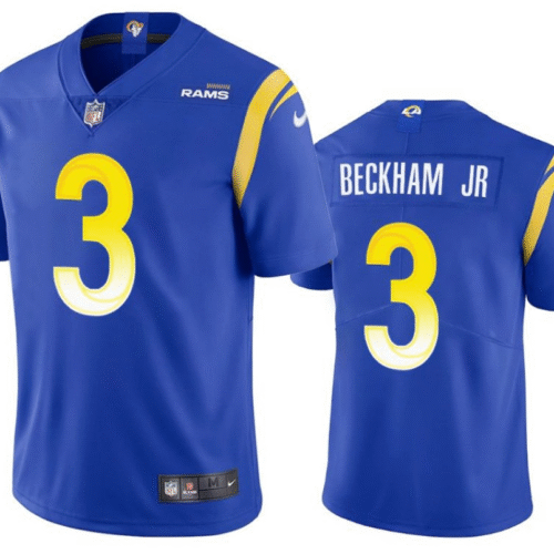 Royal Los Angeles Rams #3 Odell Beckham Jr. 2021 Vapor Untouchable Limited Stitched Football Jersey - LAR340