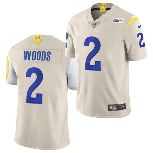 Bone Los Angeles Rams #2 Robert Woods Vapor Untouchable Limited Stitched Jersey - LAR427