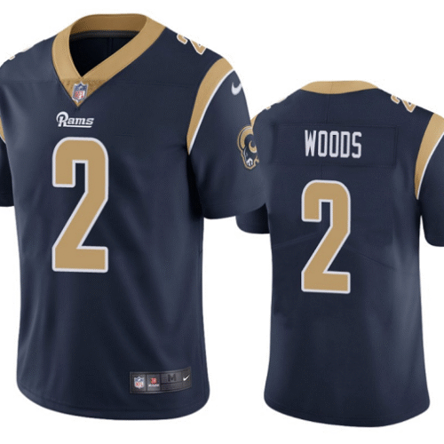 Navy Los Angeles Rams #2 Robert Woods Vapor Untouchable Limited Stitched Jersey - LAR623