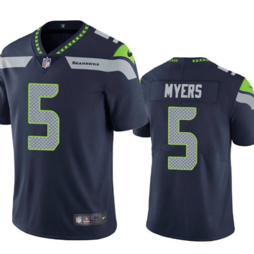 Navy Seattle Seahawks #5 Jason Myers Vapor Untouchable Limited Stitched Jersey