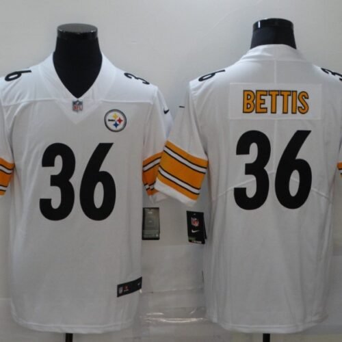 White Pittsburgh Steelers #36 Jerome Bettis Vapor Stitched Jersey - PSJ659