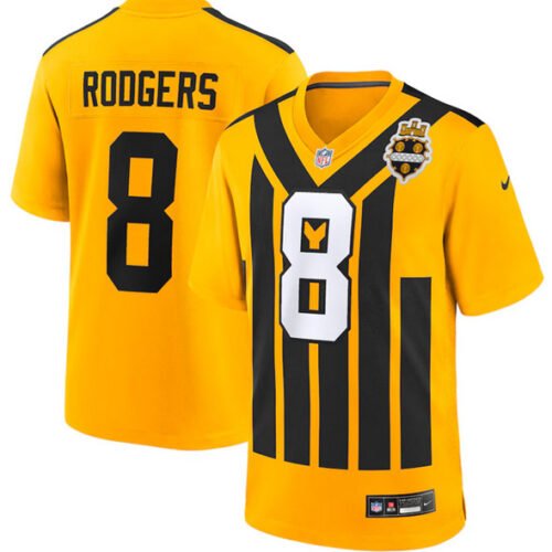 [All Players] Gold Pittsburgh Steelers 1933 Throwback Alternate STITCHED Football Jersey - PSJ846