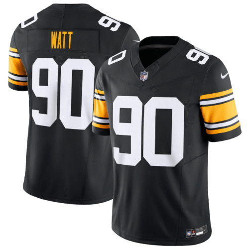 Black Pittsburgh Steelers #90 T.J. Watt 2023 F.U.S.E. Vapor Untouchable Limited Jersey - PSJ630
