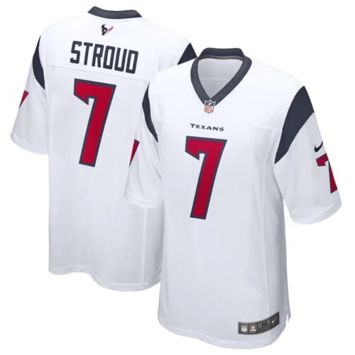 White Houston Texans #7 C.J. Stroud 2023 Draft Stitched Game Jersey - HTJ140