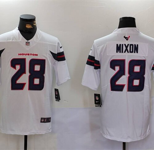 White Houston Texans #28 Joe Mixon Vapor Untouchable Stitched Football Jersey - HTJ234