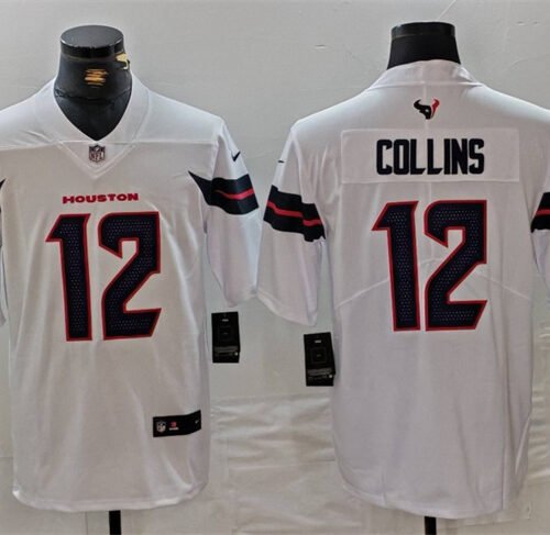 White Houston Texans #12 Nico Collins Vapor Untouchable Stitched Football Jersey - HTJ394
