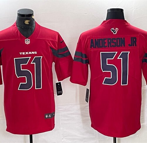 Red Houston Texans #51 Will Anderson Jr. Vapor Untouchable Stitched Football Jersey - HTJ314