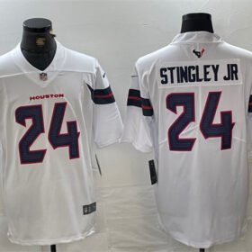 White Houston Texans #24 Derek Stingley Jr. Vapor Untouchable Stitched Football Jersey - HTJ110