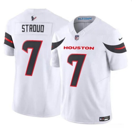 White Houston Texans #7 C.J. Stroud 2024 Vapor F.U.S.E. Limited Stitched Jersey - HTJ144
