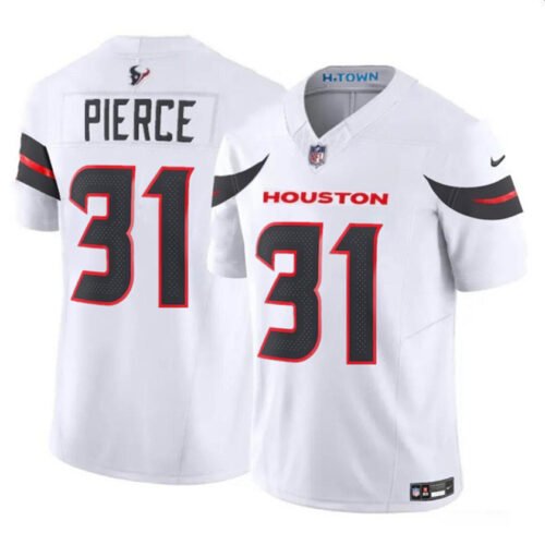 White Houston Texans #31 Dameon Pierce 2024 Vapor F.U.S.E. Limited Stitched Jersey - HTJ374