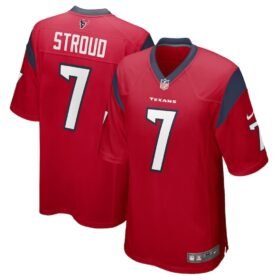Red Houston Texans #7 C.J. Stroud Stitched Game Jersey - HTJ62