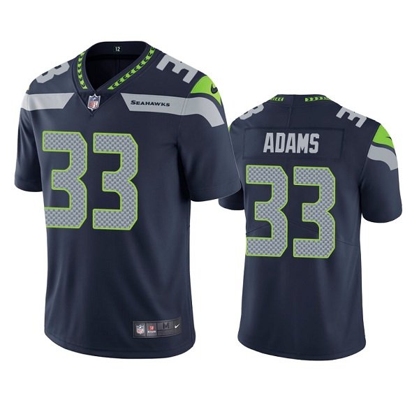 Seattle Seahawks Navy #33 Jamal Adams Vapor Untouchable Limited Stitched Jersey
