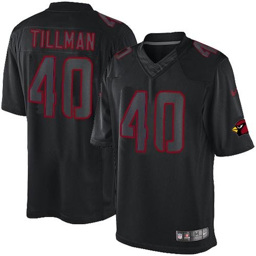 Nike Cardinals #40 Pat Tillman Black Stitched NFL Impact Limited Jersey - ACJ224