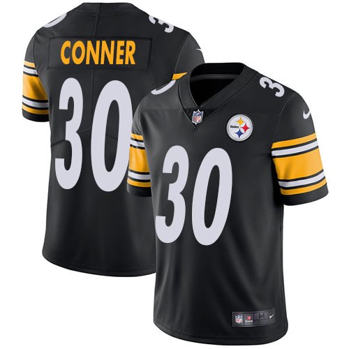Nike Steelers #30 James Conner Black Team Color Stitched NFL Vapor Untouchable Limited Jersey - PSJ737