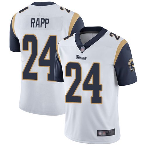 Nike Rams #24 Taylor Rapp White Stitched NFL Vapor Untouchable Limited Jersey - LAR346