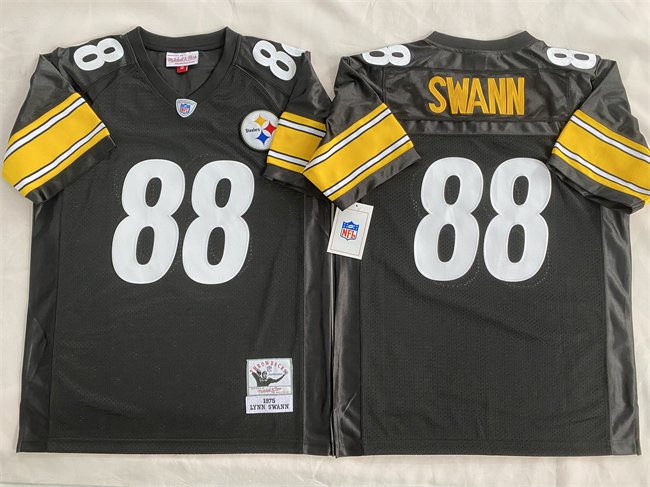 Black Pittsburgh Steelers #88 Lynn Swann Stitched Football Jersey - PSJ500