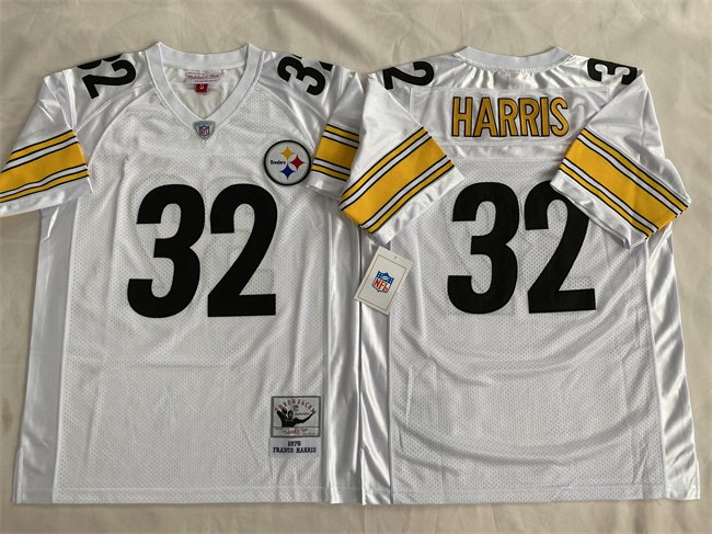 White Pittsburgh Steelers #32 Franco Harris Stitched Football Jersey - PSJ728